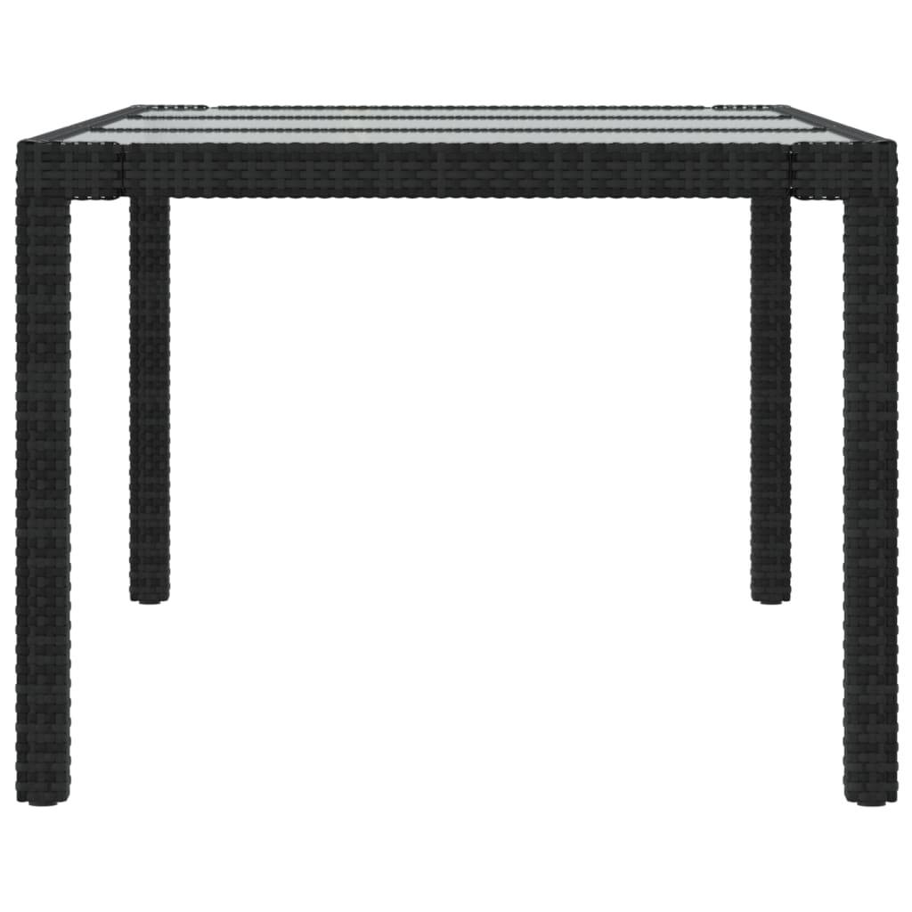 Salon de Jardin à Manger Résine Tressée 8 Personnes avec Coussins Noir – ComfortXL Outdoor Living - Image 3