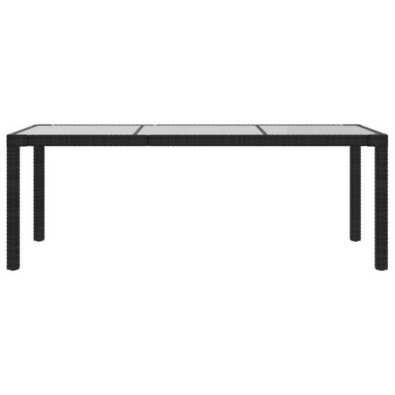 Salon de Jardin à Manger Résine Tressée 8 Personnes avec Coussins Noir – ComfortXL Outdoor Living - Image 9