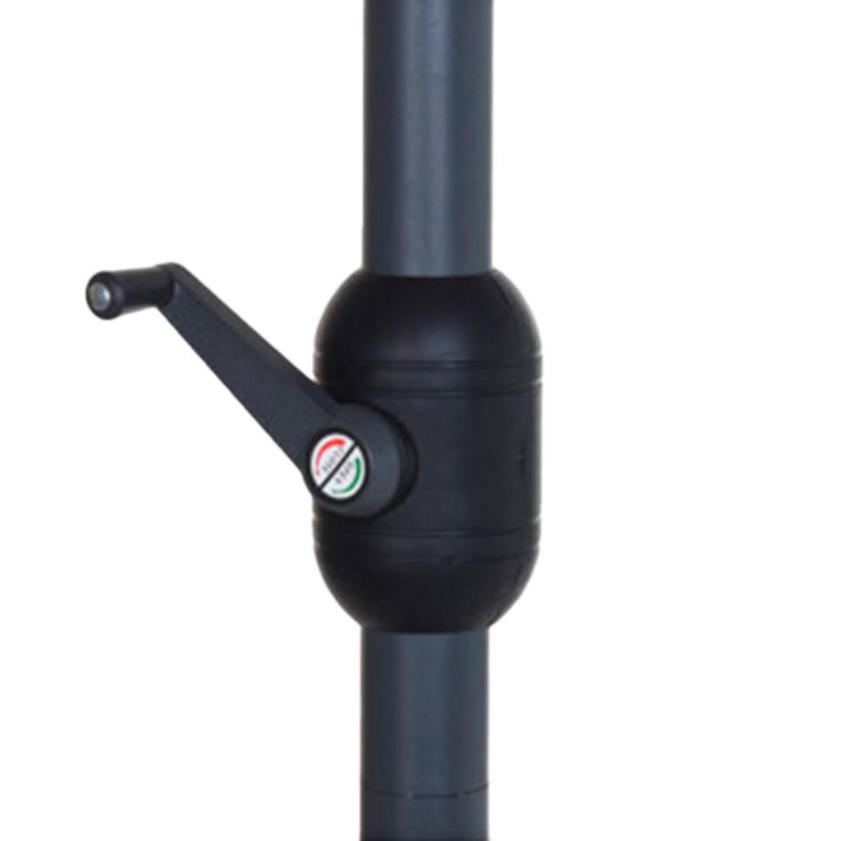 Parasol droit taupe Ø3m - Cémonjardin - Imagen 3