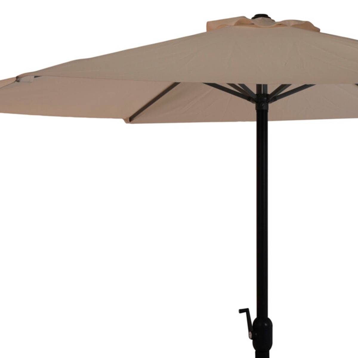 Parasol droit taupe Ø3m - Cémonjardin - Imagen 2