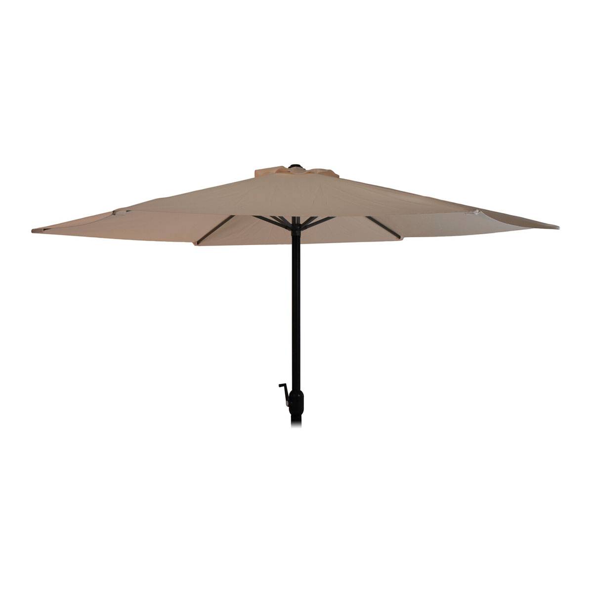 Parasol droit taupe Ø3m - Cémonjardin - Imagen 1