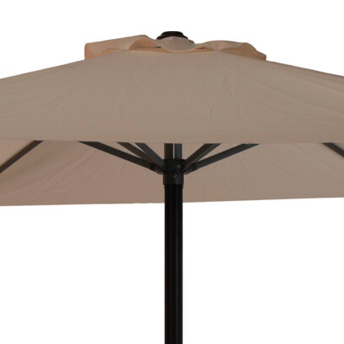 Parasol droit taupe Ø3m - Cémonjardin - Imagen 4