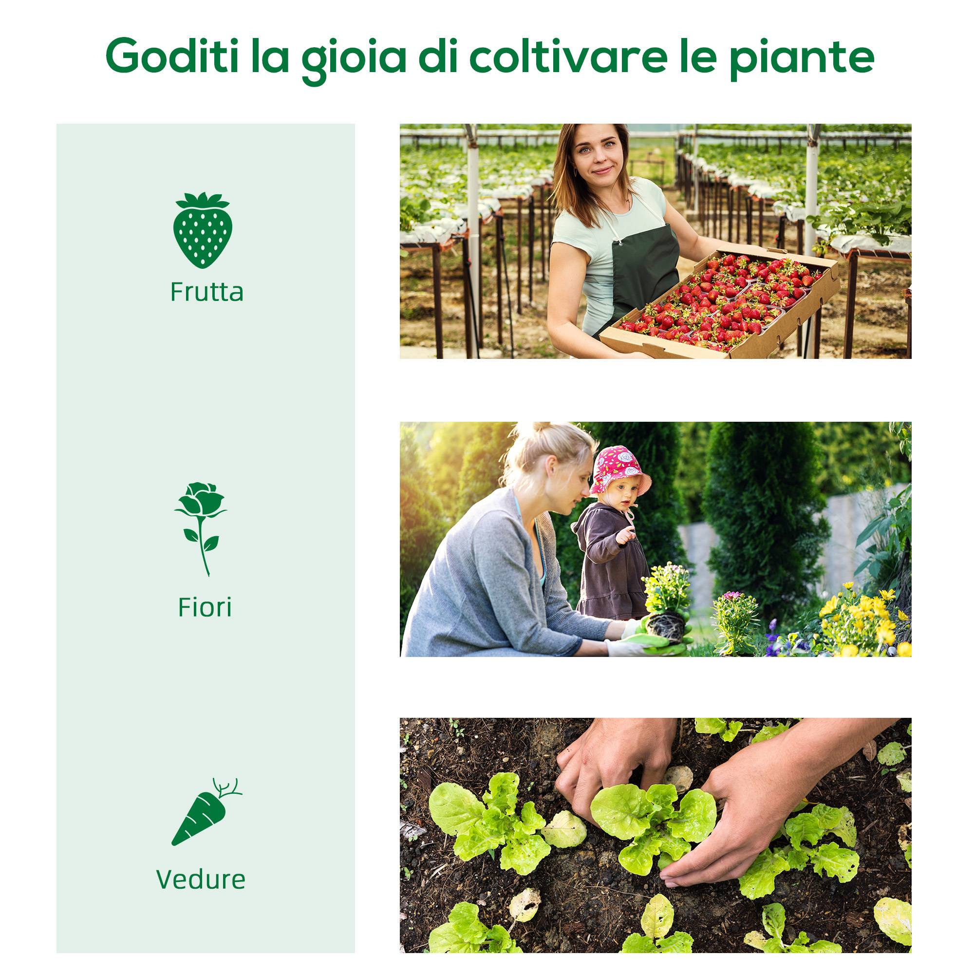 Petite serre de jardin potager châssis acier bâche PE pour protection de cultures extérieures 180x90x70cm vert - Image 9