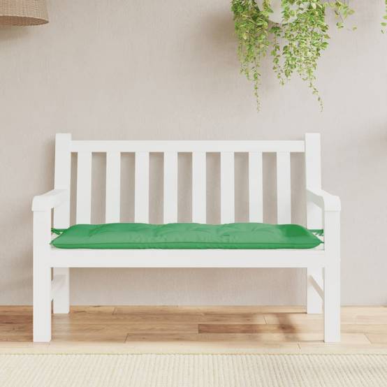 Grand Coussin pour Banc Tissu Oxford Confortable pour Salon de Jardin Vert 120x50x7 cm – ComfortXL Outdoor Living - Image 3