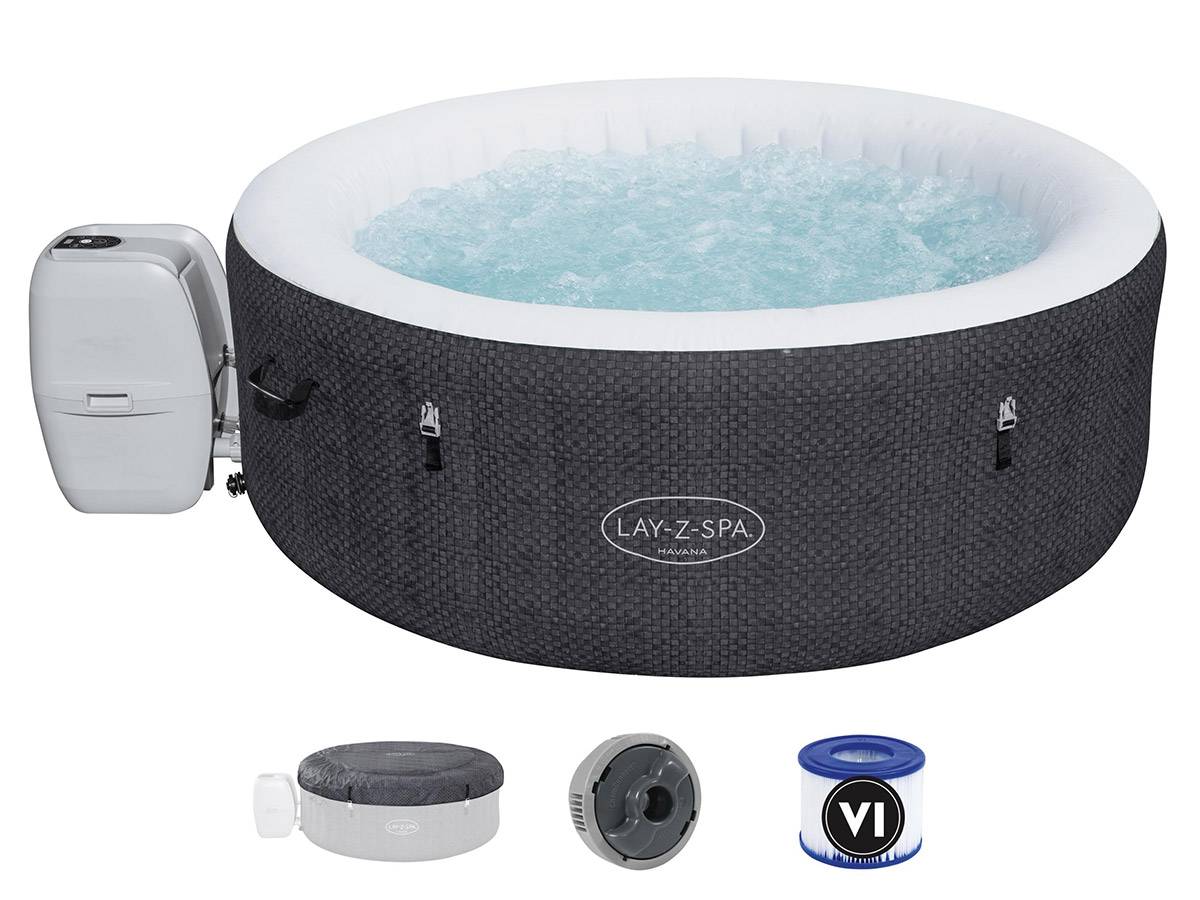 Bestway - Spa gonflable Lay-Z-Spa Havana rond Airjet 2/4 places - Bestway - Imagen 1