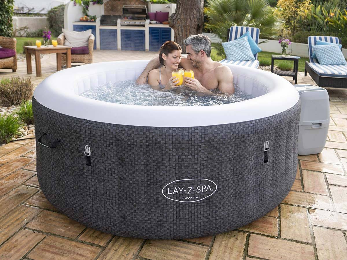 Bestway - Spa gonflable Lay-Z-Spa Havana rond Airjet 2/4 places - Bestway - Imagen 3