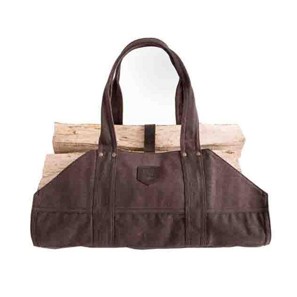Sac à bûches Alaskan Lumberjack marron - Imagen 1