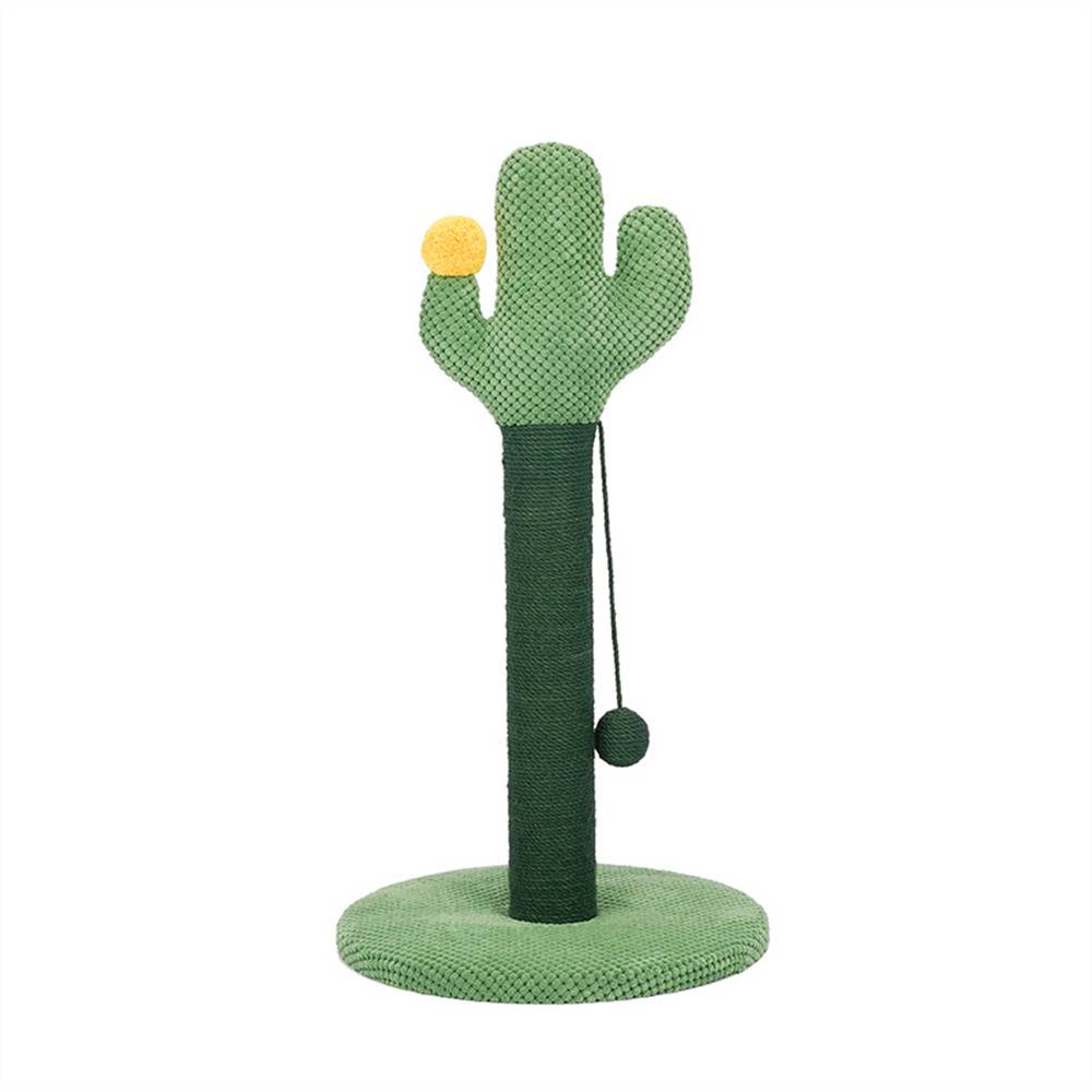 Griffoir en forme d'arbre cactus pour chat, en sisal avec boule jouet, facile à assembler Lytech - Image 5
