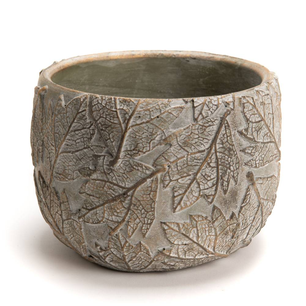 Amadeus - Cache pot Feuille doré grand modèle - Image 1
