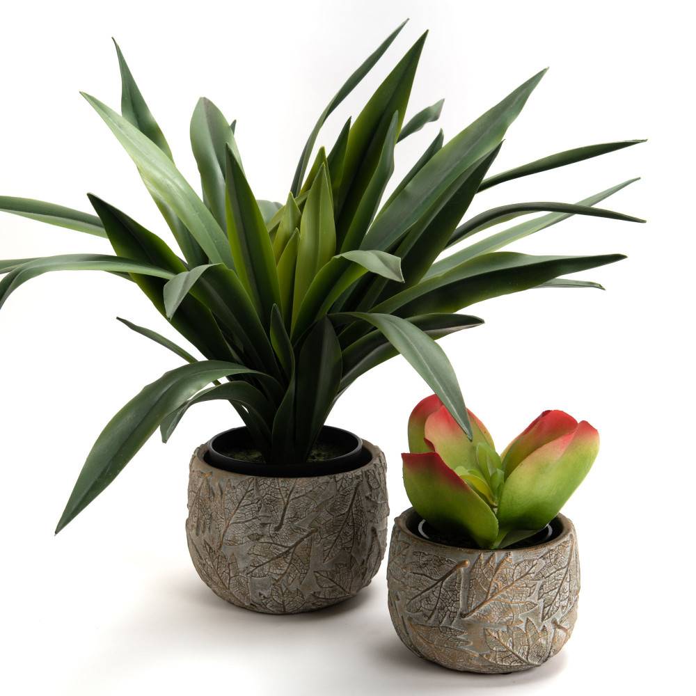 Amadeus - Cache pot Feuille doré grand modèle - Image 3