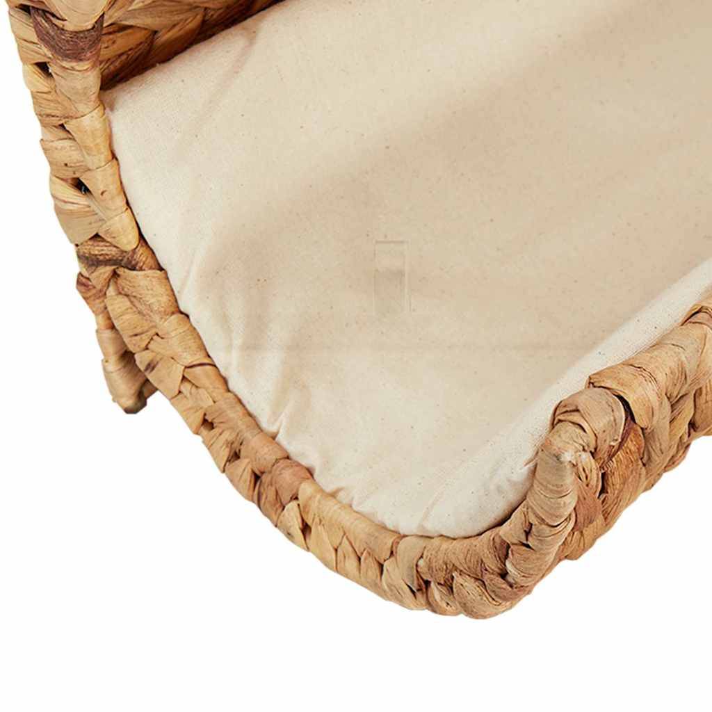 Vidaxl - Lit pour chats avec coussin Jacinthe d'eau 37 x 20 x 20 cm vidaXL 245496 - Imagen 4