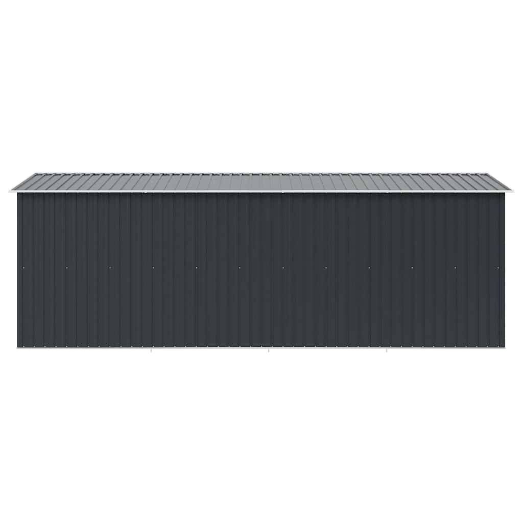 Vidaxl - Abri de jardin 257x489x181 cm Métal Anthracite 12.6m² vidaXL 143350 - Image 8