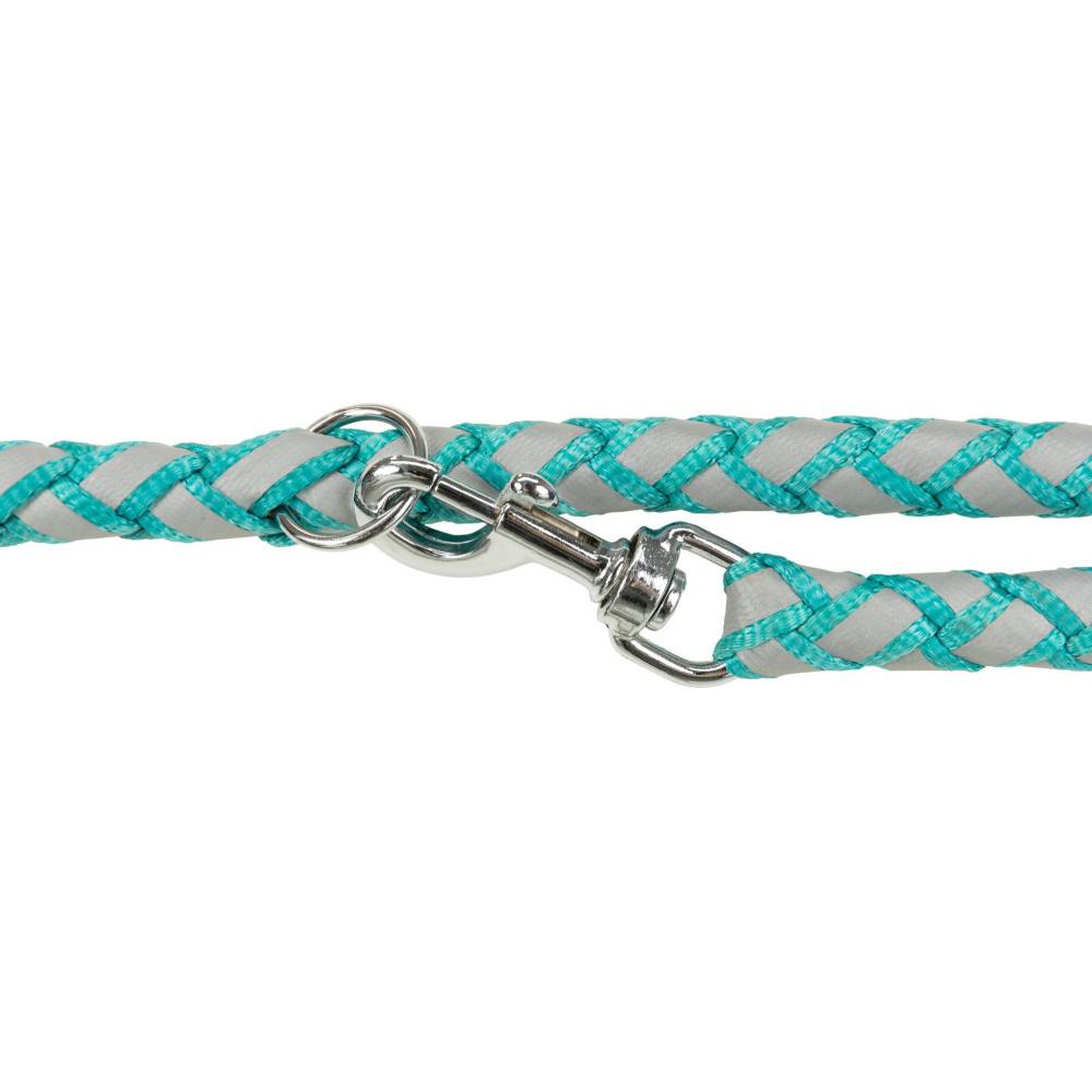 Trixie - Trixie - Laisse Cavo Reflect ø12mm x  2 mètres  S-M. réglable océan pour chien - Imagen 6