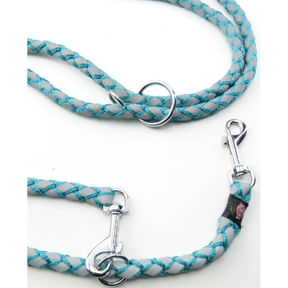 Trixie - Trixie - Laisse Cavo Reflect ø12mm x  2 mètres  S-M. réglable océan pour chien - Imagen 3