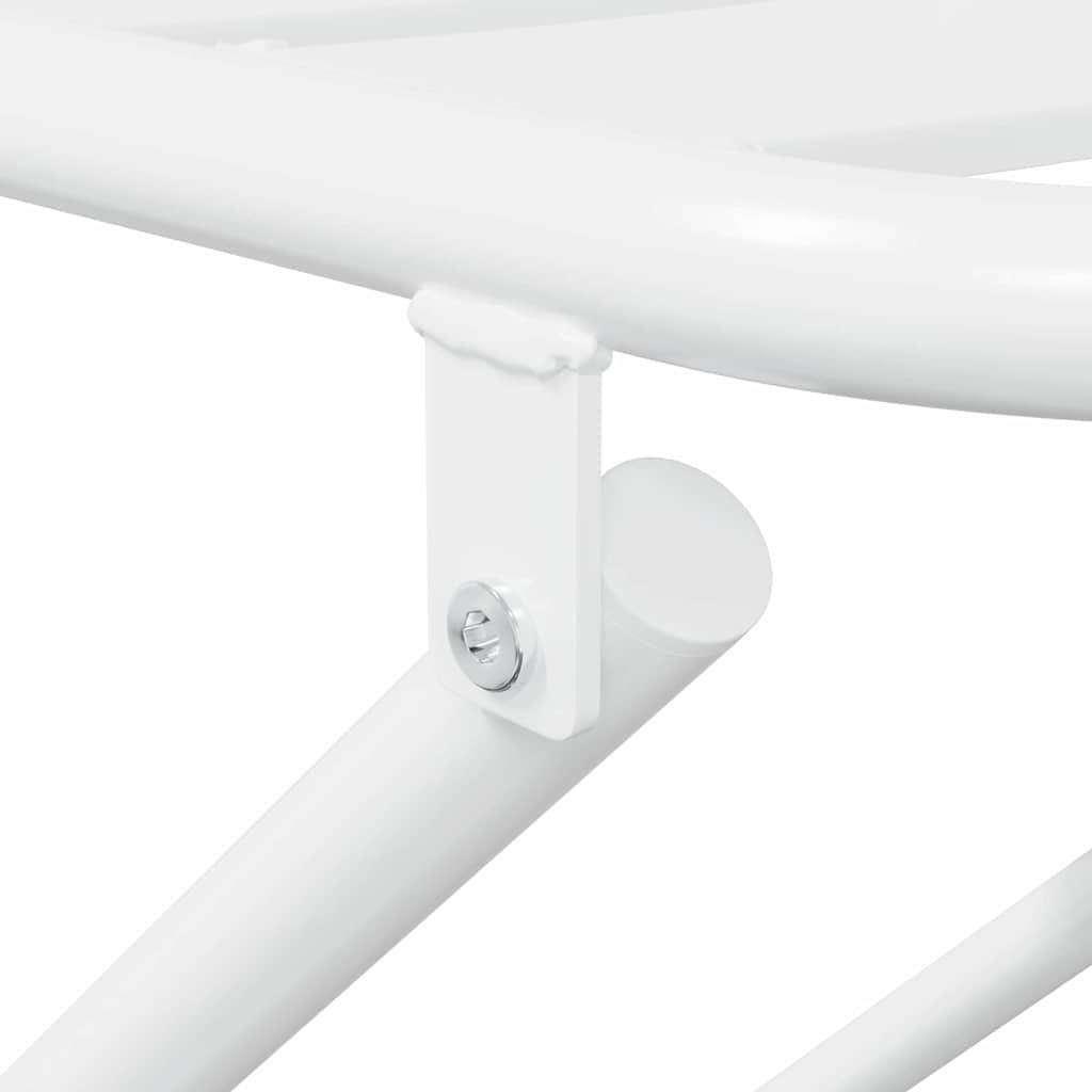 Vidaxl - Ensemble bistro de jardin 3 pcs-Salons de jardin Blanc Acier 249638 - Image 8