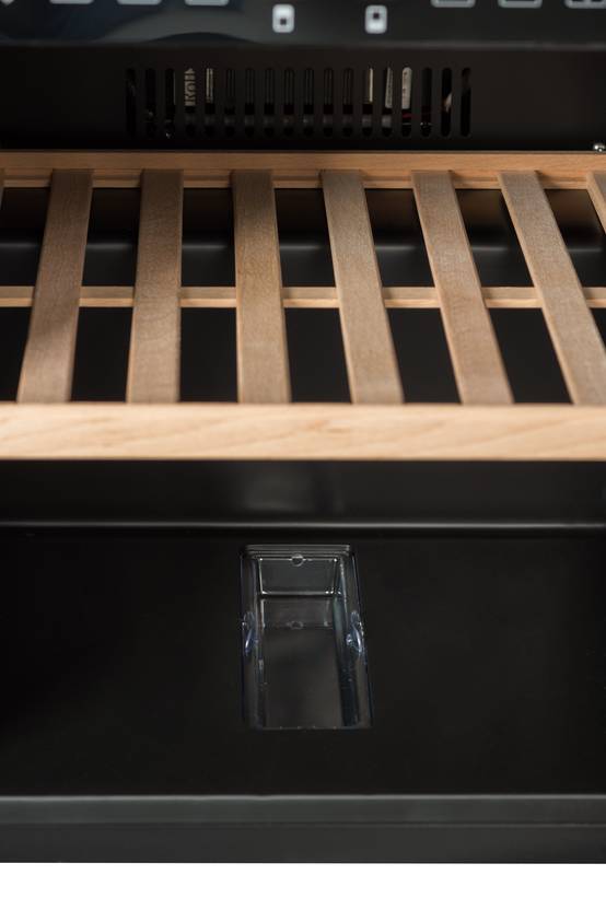 Cave à Vin La Sommelière SLS45DZ Double Zone - 45 Bouteilles, Design All Black Élégant