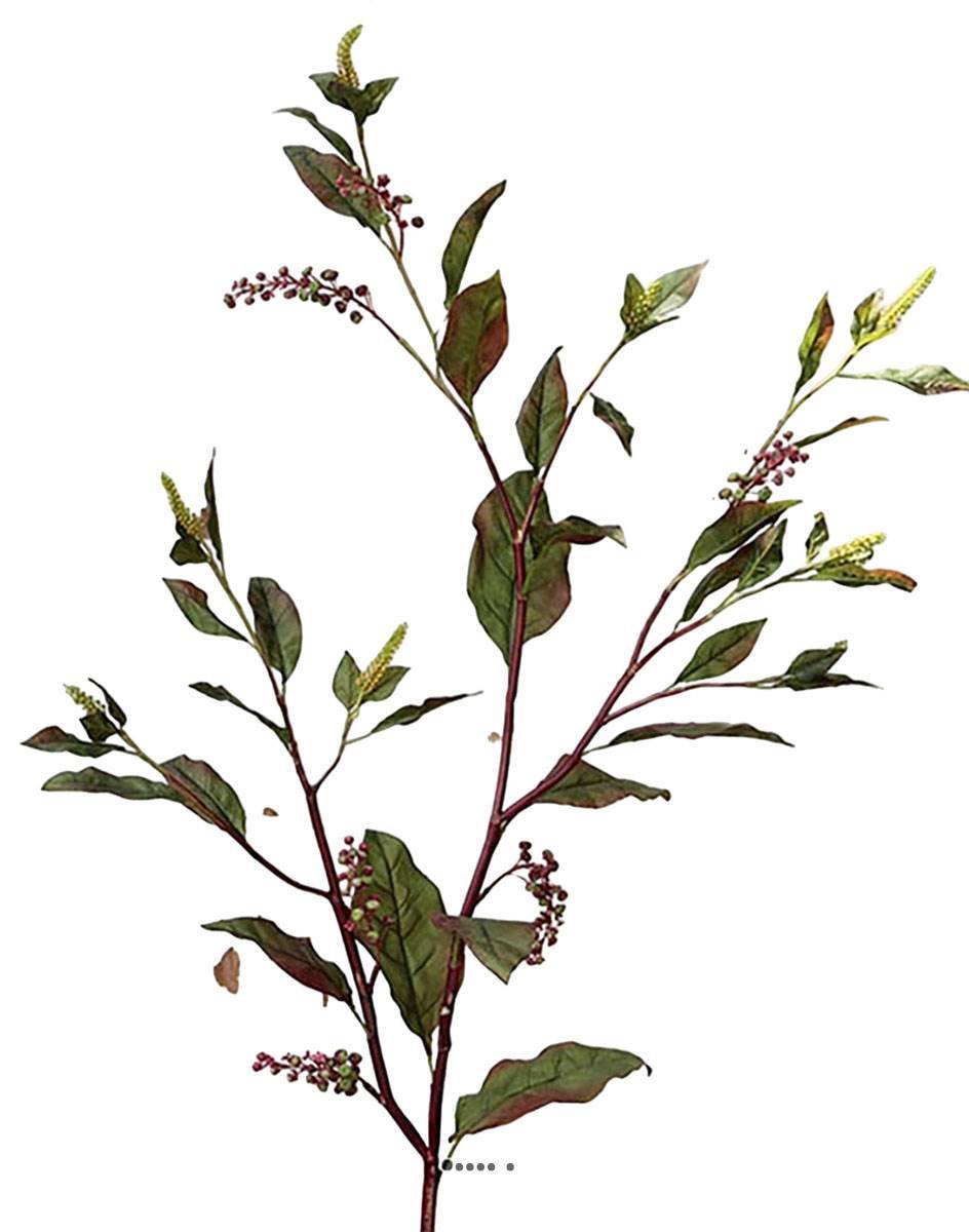 Artificielles - Branche de phytolacca artificiel H 150 cm - Imagen 1