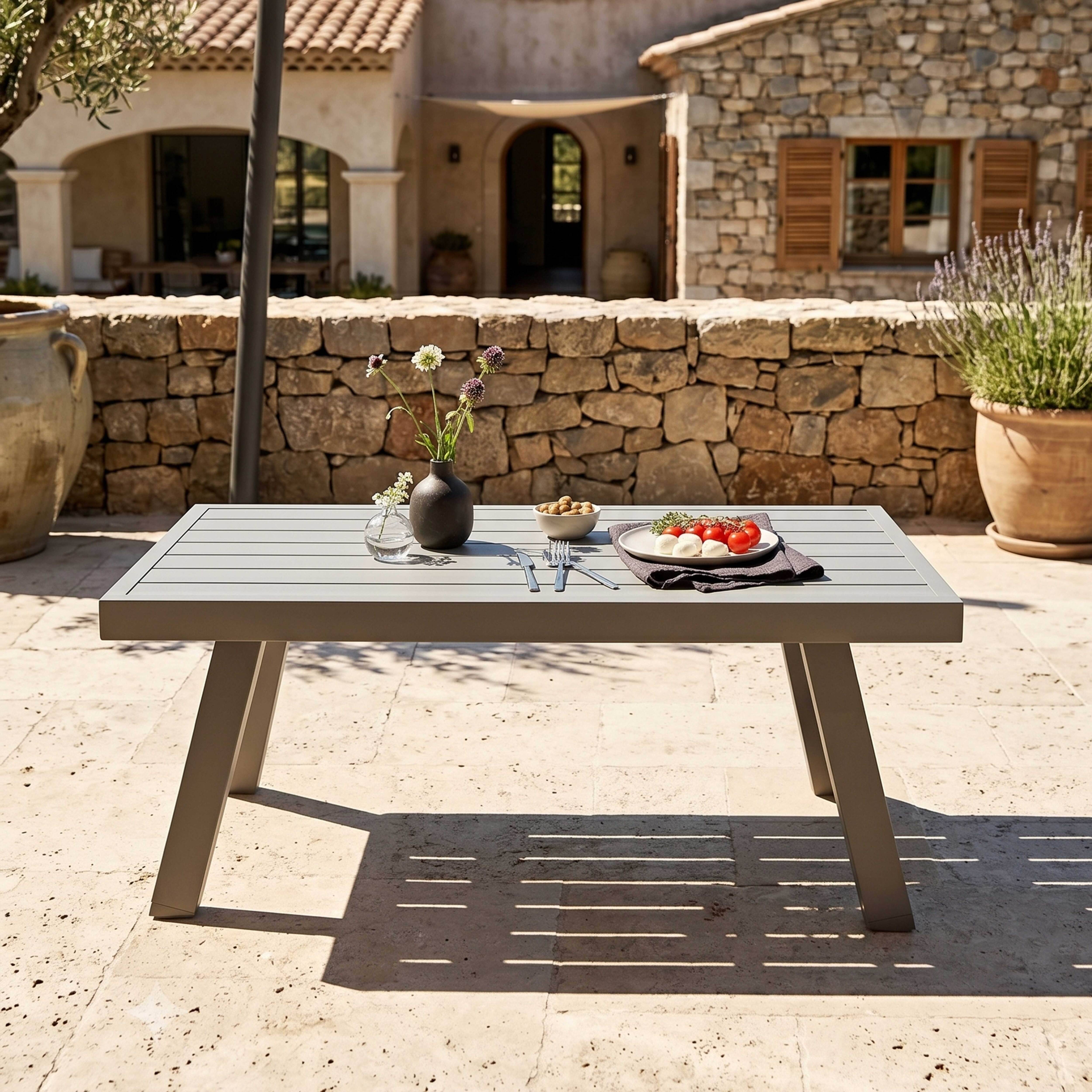 Oviala - Table basse en aluminium Saint Tropez - Oviala - Imagen 4