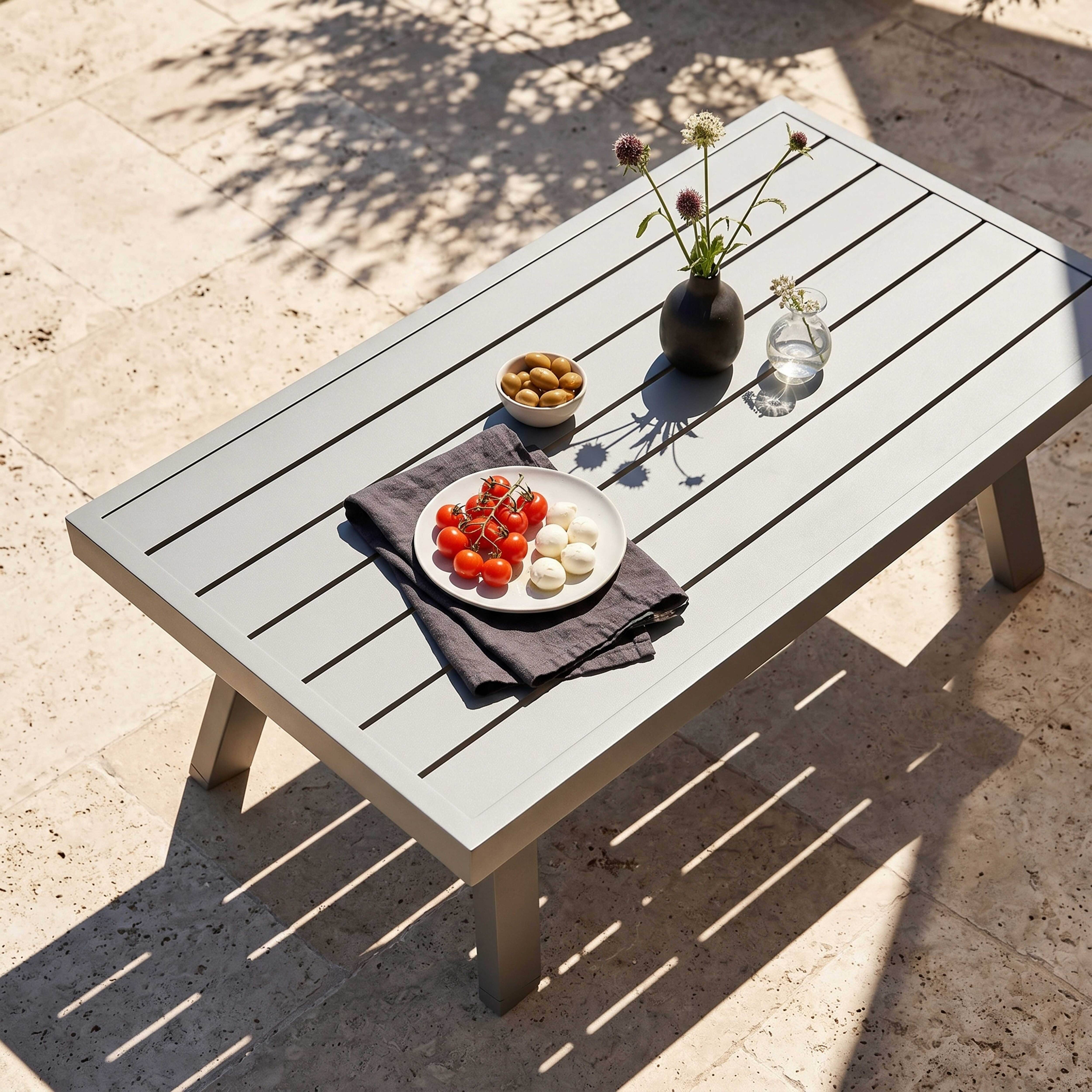 Oviala - Table basse en aluminium Saint Tropez - Oviala - Imagen 2