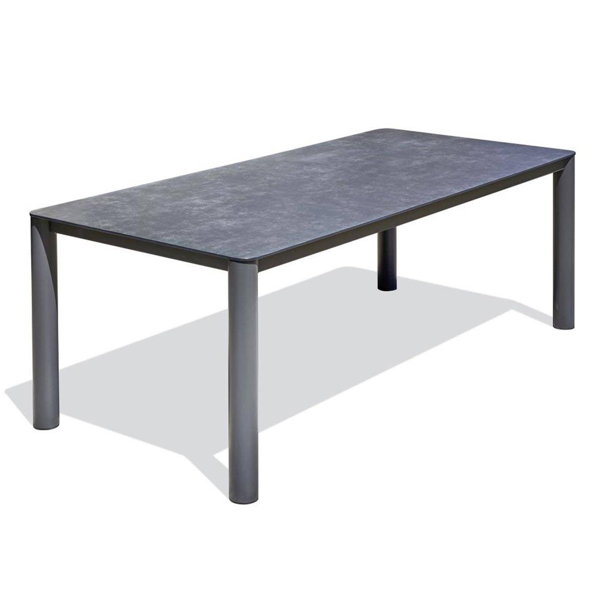 Paris Garden - Table de Jardin en Céramique "Camargue" 220cm Gris Anthracite - Image 1