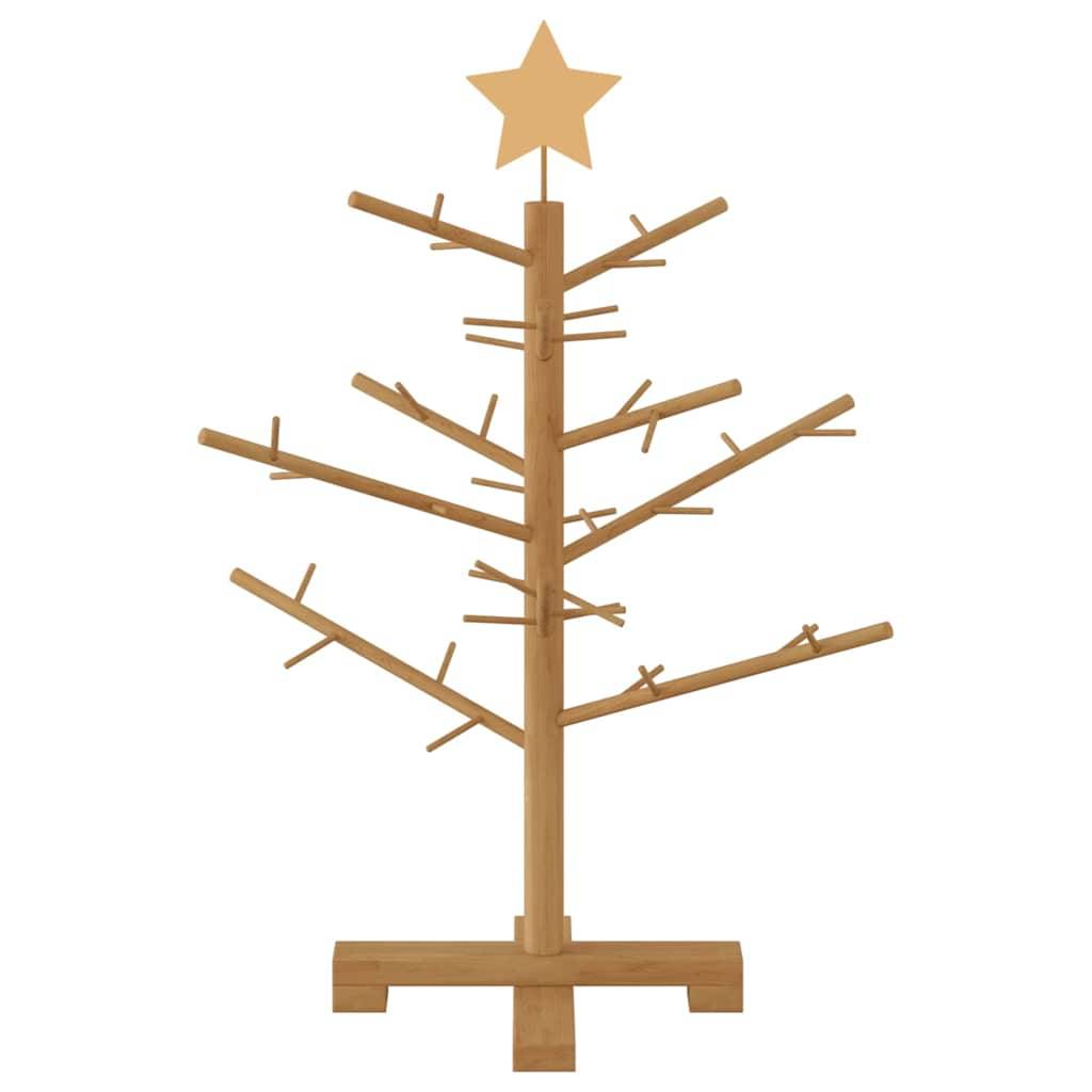 ComfortXL - Sapin de Noël en bois de pin Décoration de fête pour salon et terrasse Marron 75 cm – ComfortXL Outdoor Living - Image 5