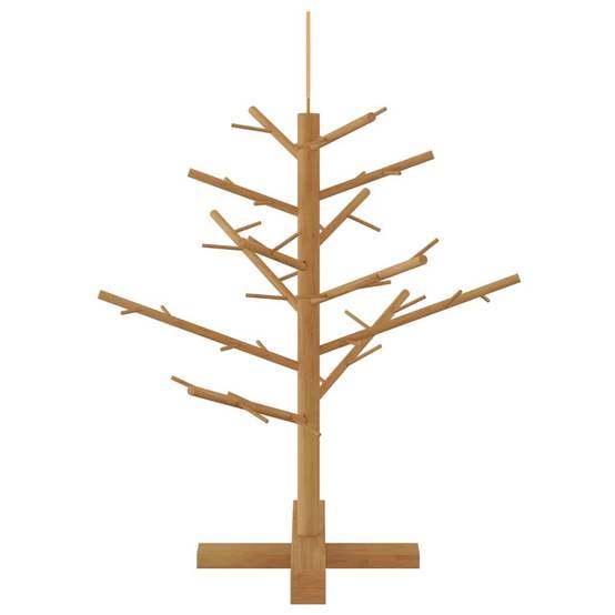 ComfortXL - Sapin de Noël en bois de pin Décoration de fête pour salon et terrasse Marron 75 cm – ComfortXL Outdoor Living - Image 6