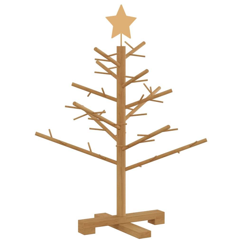 ComfortXL - Sapin de Noël en bois de pin Décoration de fête pour salon et terrasse Marron 75 cm – ComfortXL Outdoor Living - Image 7