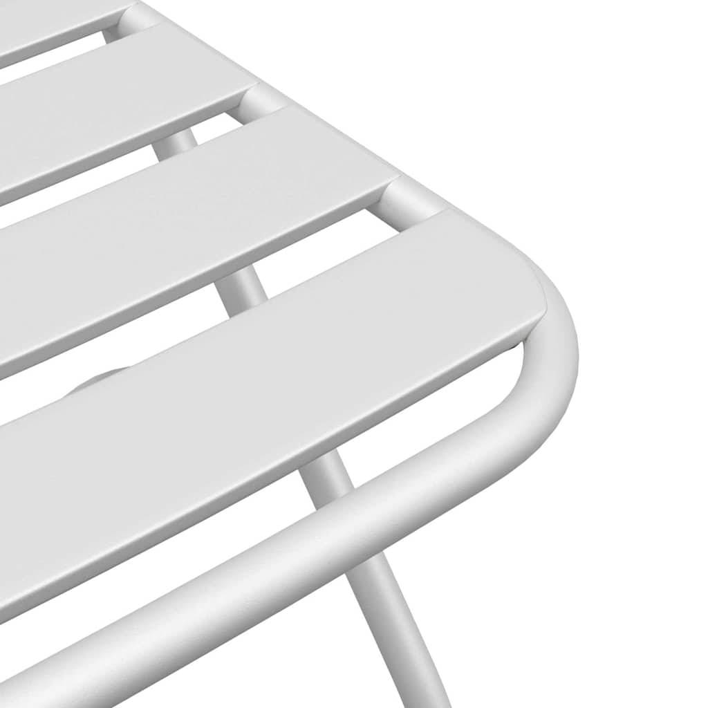 Prolenta Premium - Chaises de jardin acier blanc  42 x 52 x 82 cm  - Prolenta premium p351.7 - Image 10