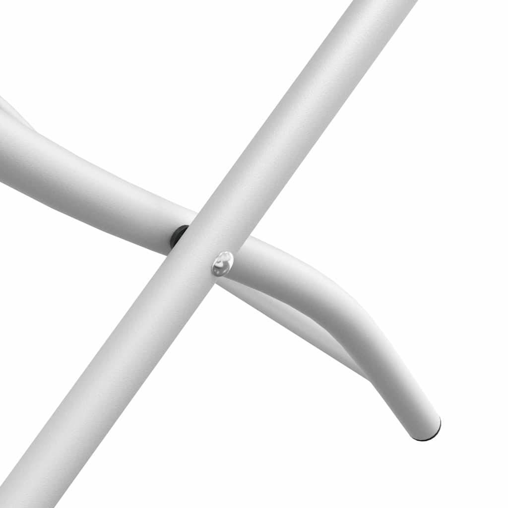 Prolenta Premium - Chaises de jardin acier blanc 42 x 52 x 82 cm - Prolenta premium p351.7 - Image 8