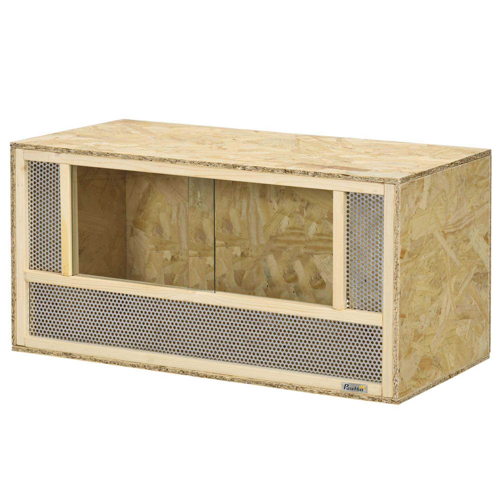 Terrarium bois OSB naturel 80 x 40 x 40 cm - PANGIVO - Image 2