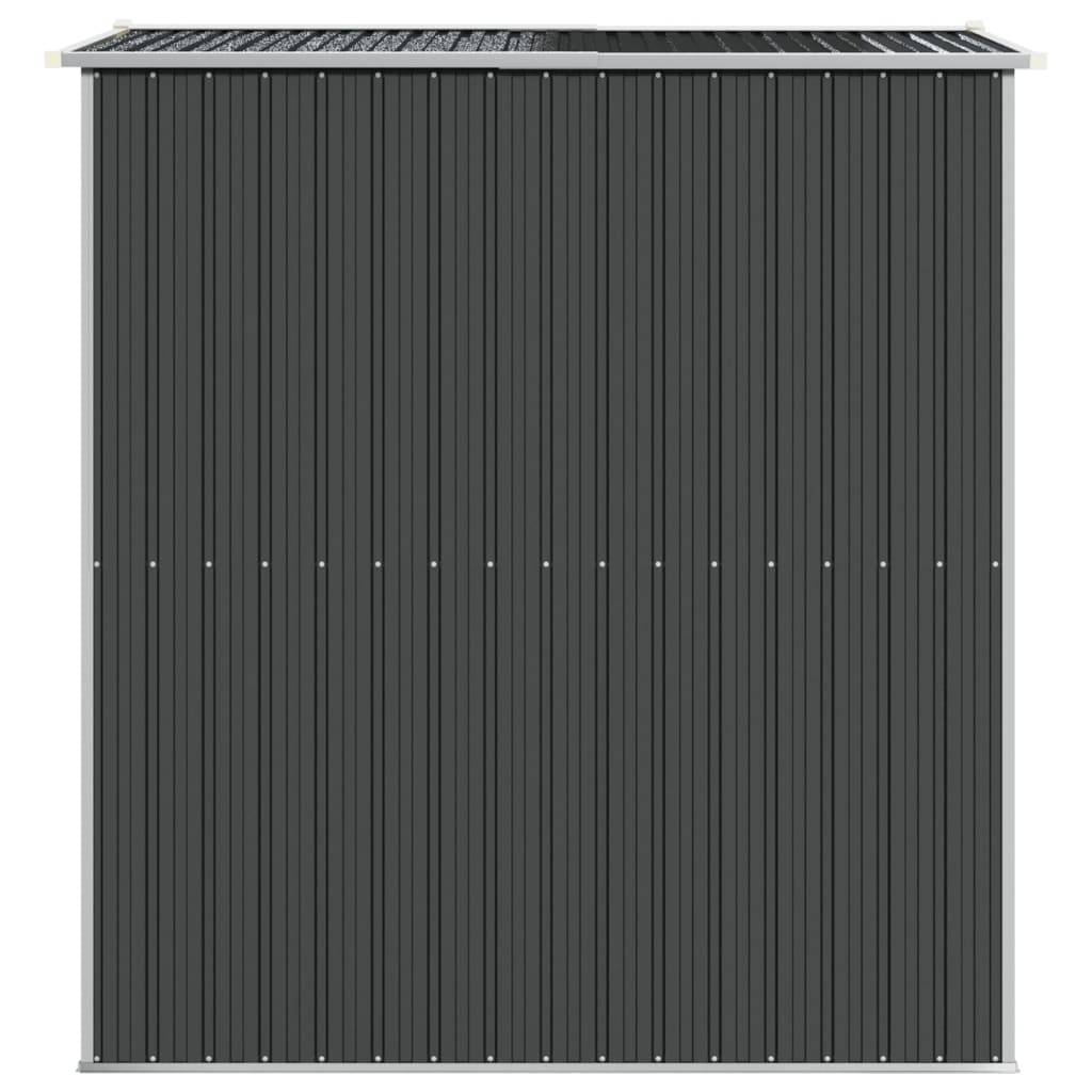 PANGIVO - Abri de jardin avec porte coulissante - Acier galvanisé - Anthracite - 192x191x223 cm - Surface au sol 3,67m² - PANGIVO - Image 5