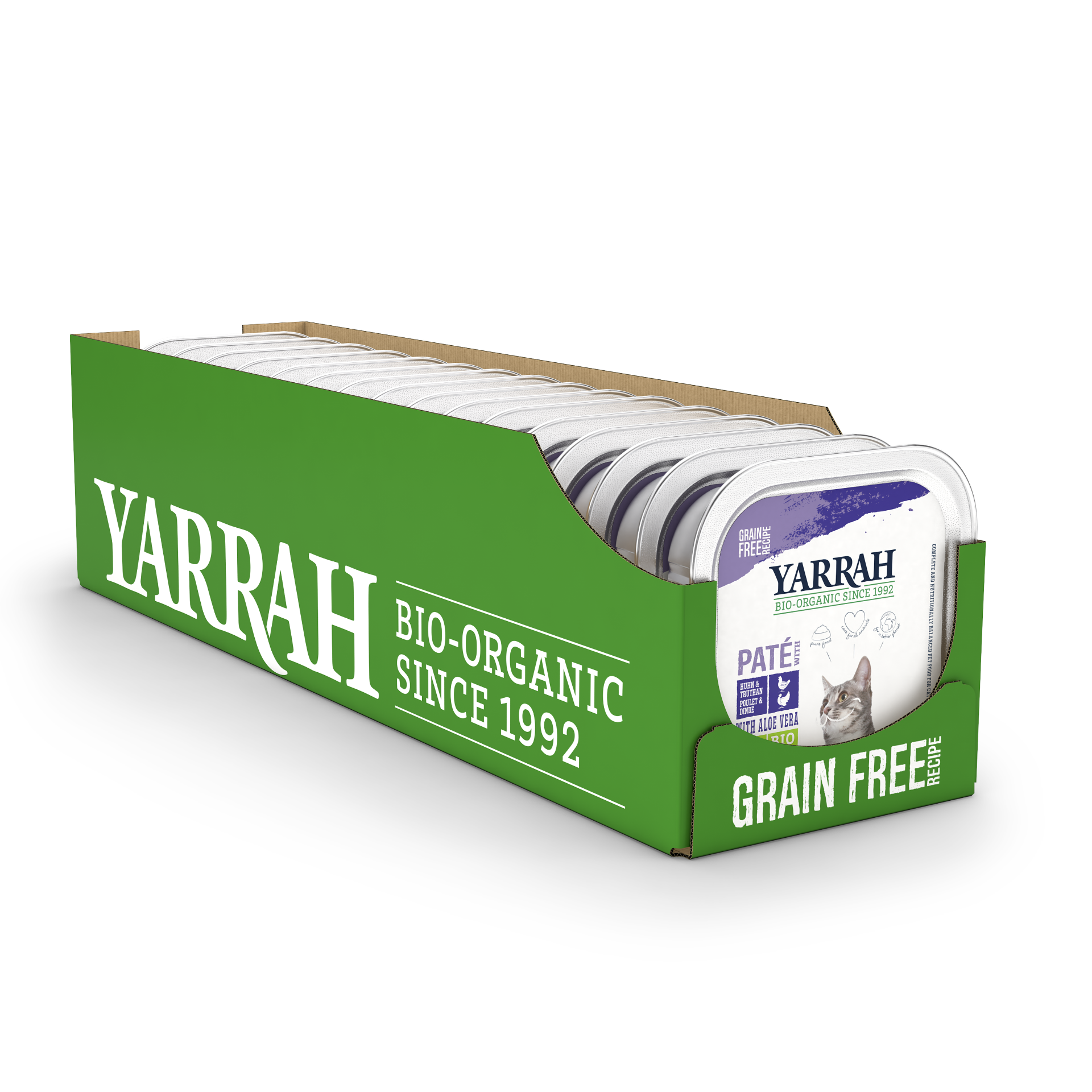 Yarrah - Pâtées Bio Sans Céréales Poulet & Dinde pour Chat - Imagen 2
