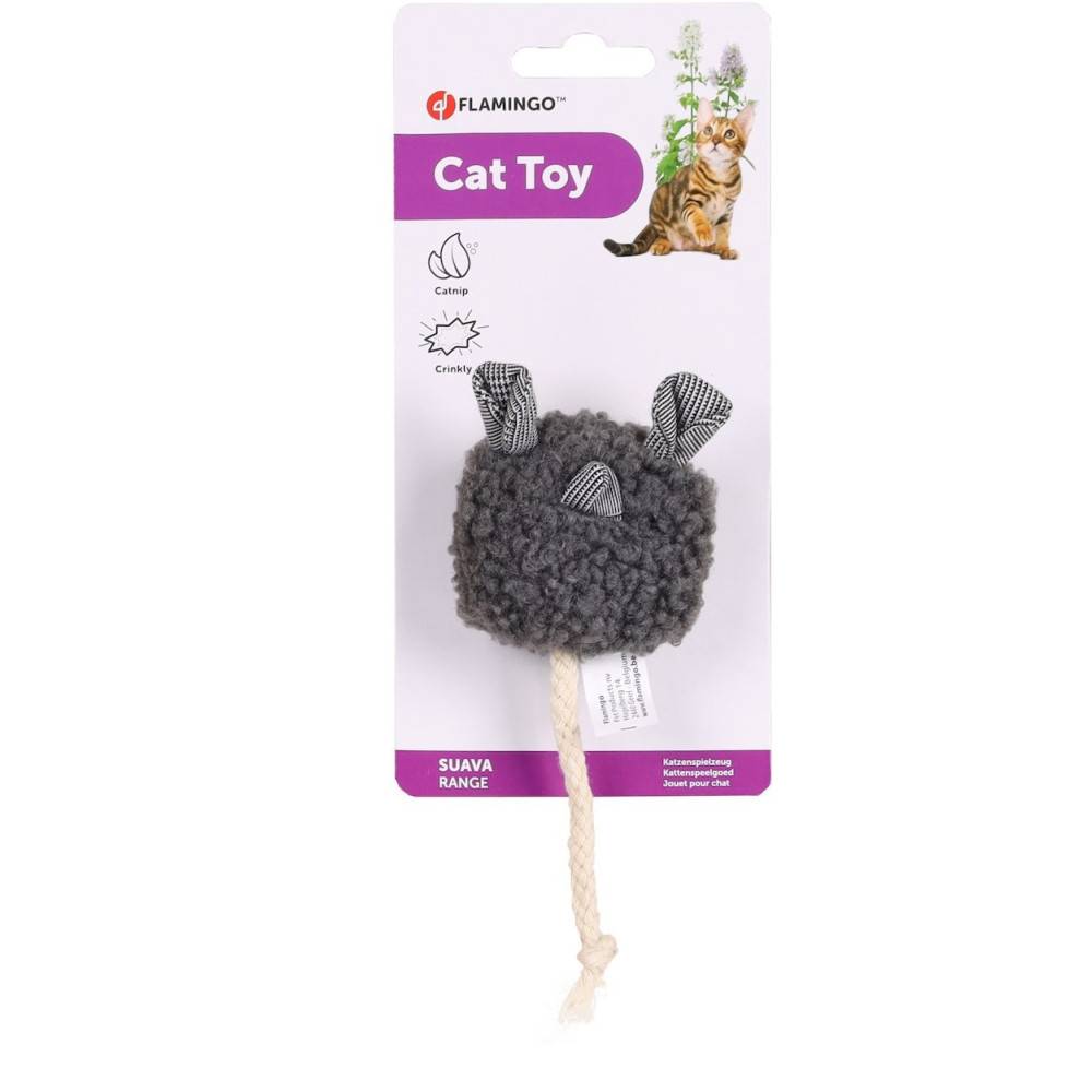 1 souris ronde SUAVA 15 cm  jouet pour chat  couleur aléatoire - Imagen 9
