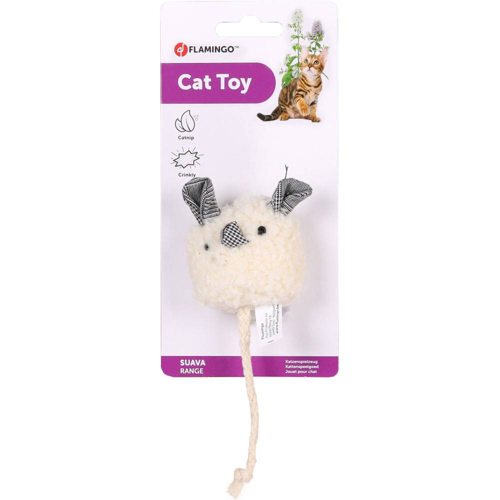 1 souris ronde SUAVA 15 cm  jouet pour chat  couleur aléatoire - Imagen 7