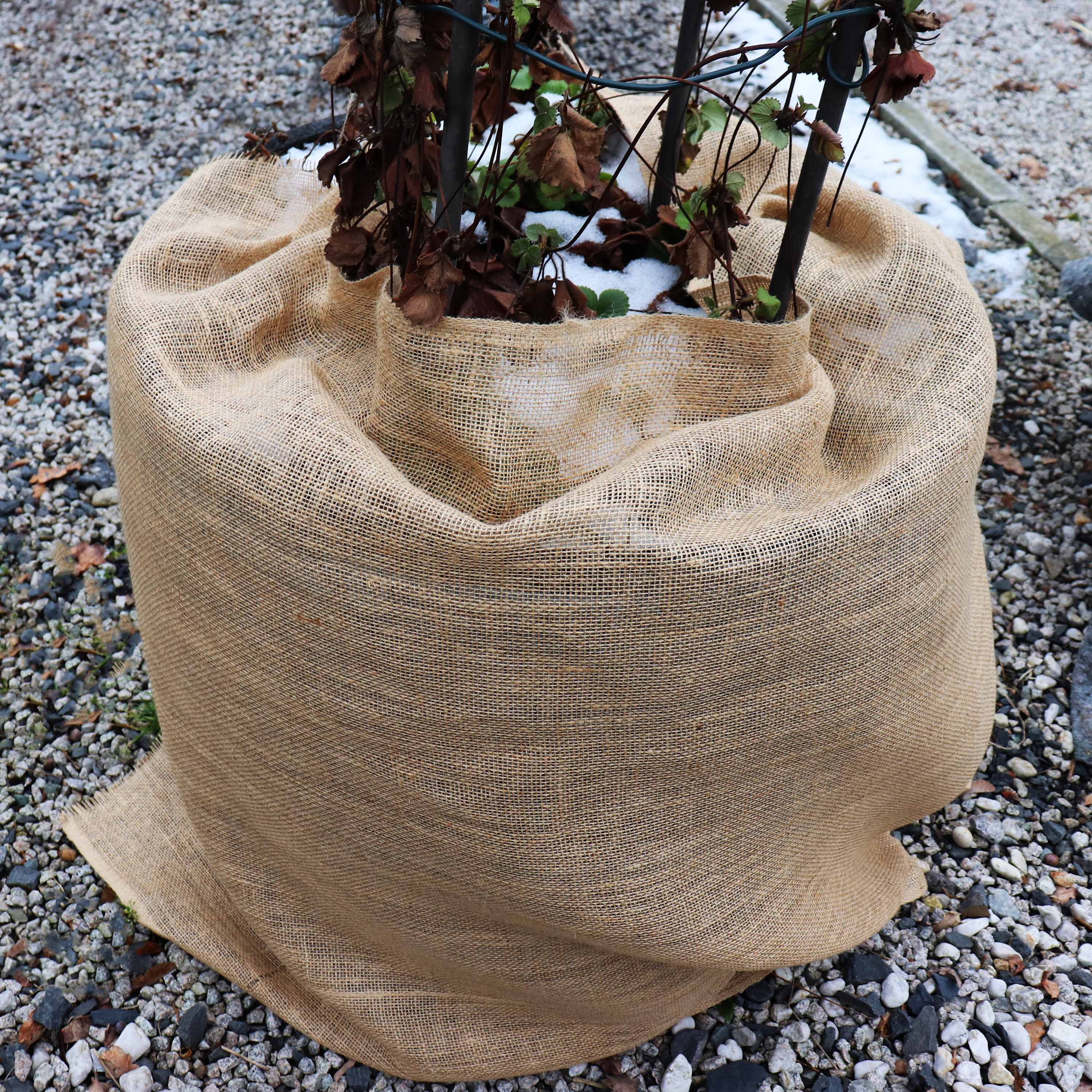 65m x 1m tissu de jute 305g/m² tapis de jute jute de jardin tissu de jute toile de jute ruban de jute - Image 8
