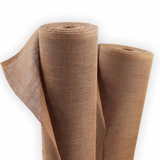 65m x 1m tissu de jute 305g/m² tapis de jute jute de jardin tissu de jute toile de jute ruban de jute - Image 1