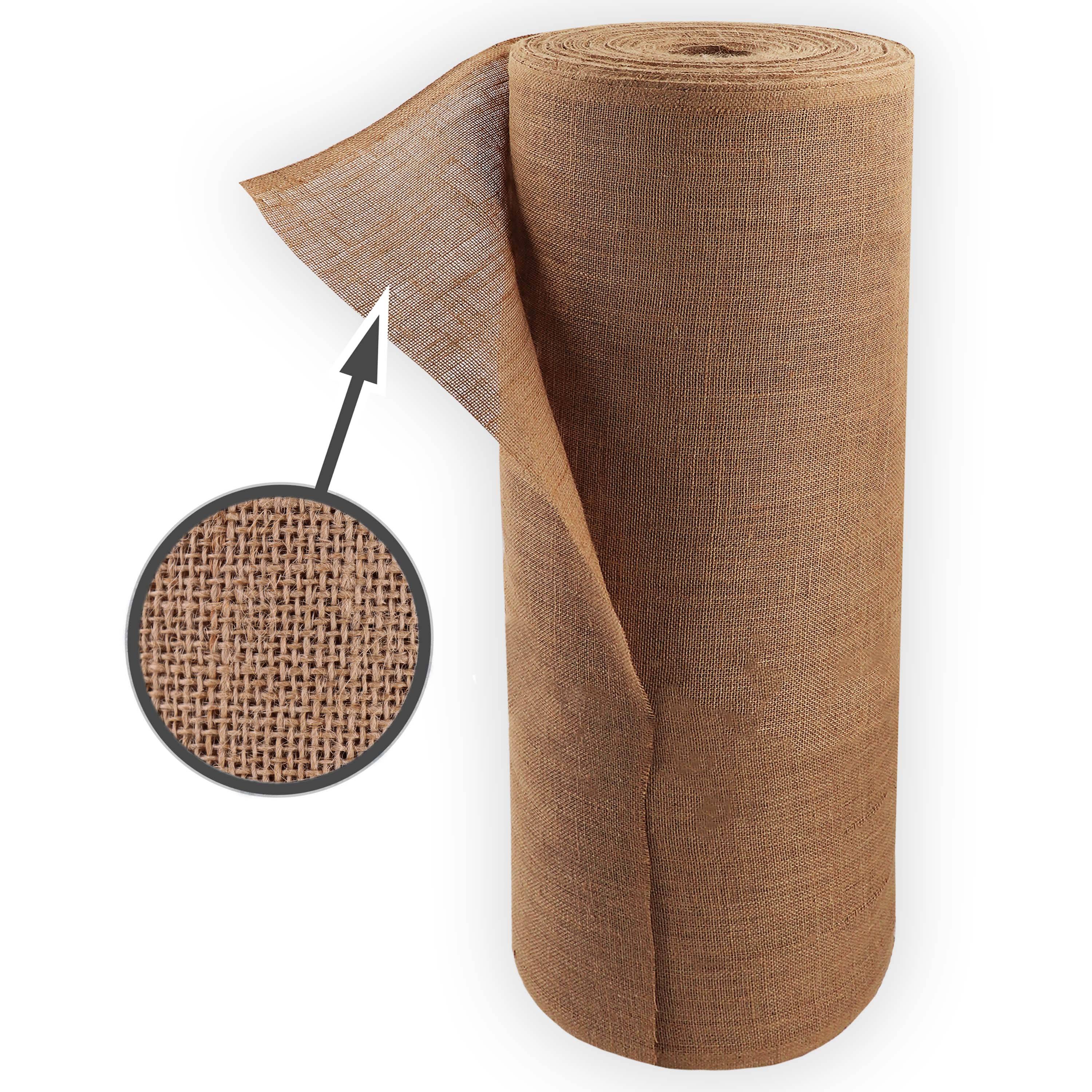 65m x 1m tissu de jute 305g/m² tapis de jute jute de jardin tissu de jute toile de jute ruban de jute - Image 3