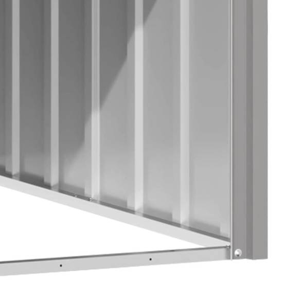 Niche plastique acier gris 116,5 x 153 x 81,5 cm - Prolenta premium p385.8 - Image 8