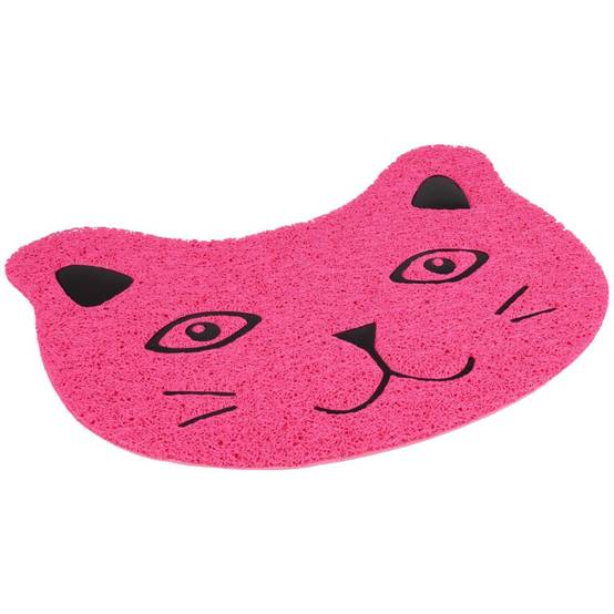 Tapis Pancho fuchsia 30x40cm pour bac à litière pour chat - Image 3