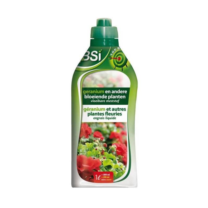 BSI - Engrais Minéral Pour Géranium - Bsi - Oligo-éléments Soluble Dans L'eau - 1l