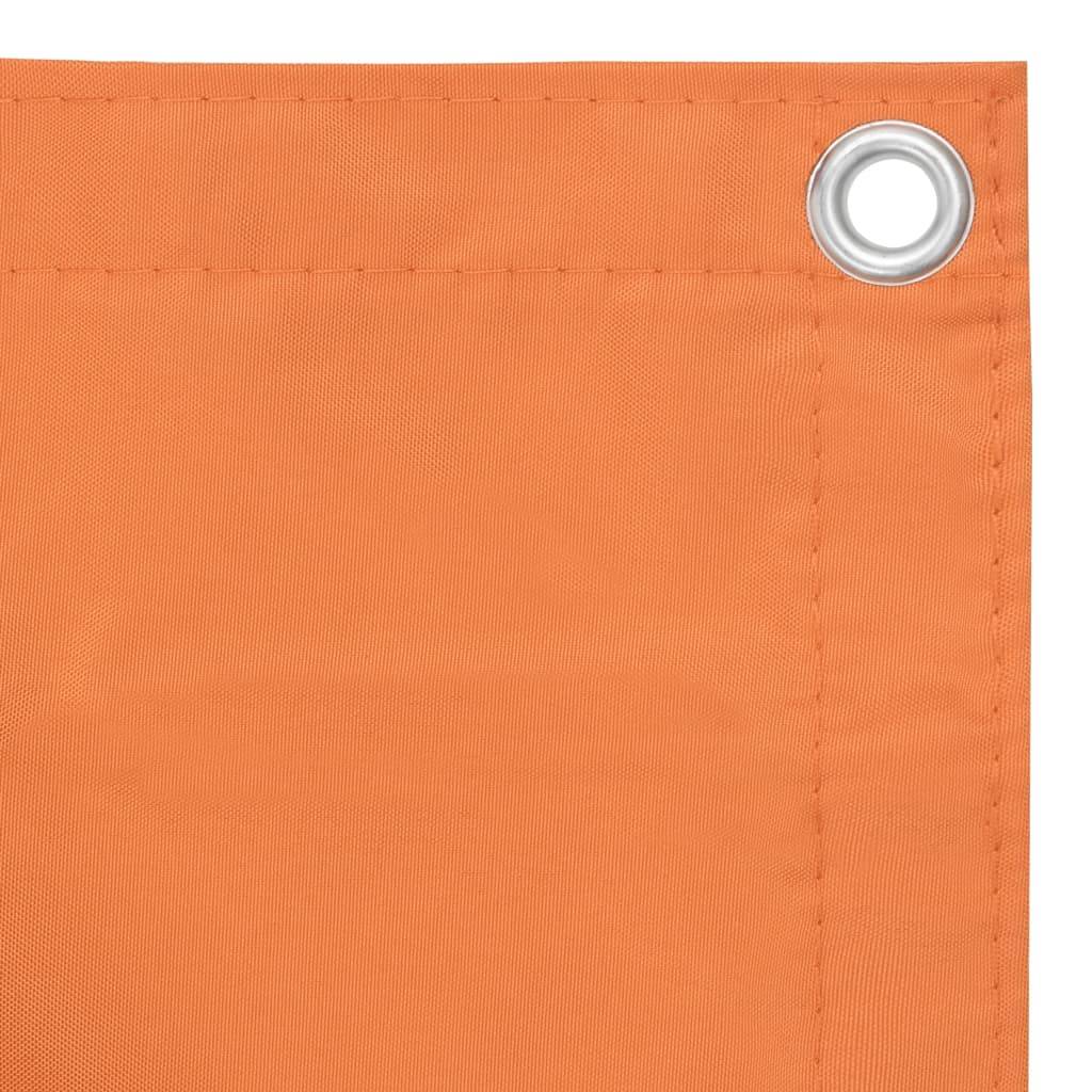 Helloshop26 - Écran de balcon brise pare vue protection confidentialité 120 x 300 cm tissu oxford orange - Imagen 2