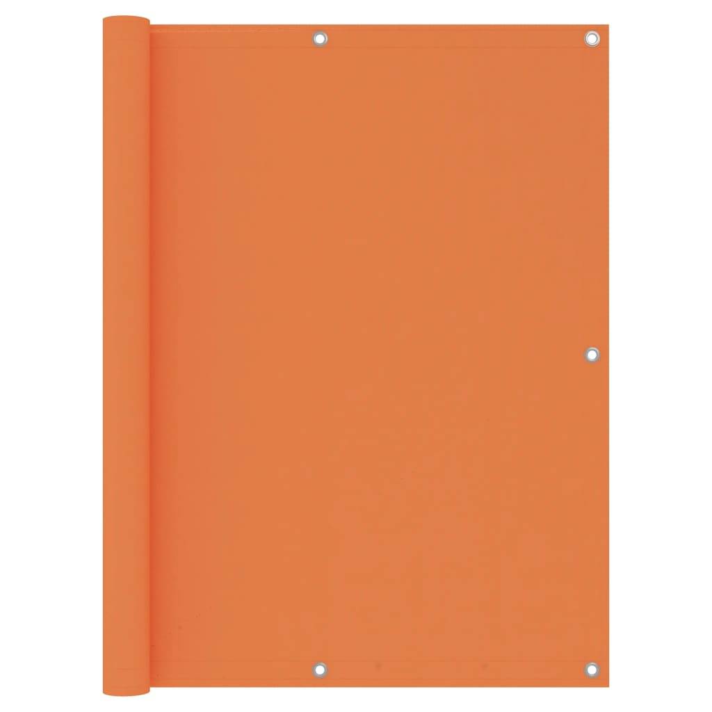 Helloshop26 - Écran de balcon brise pare vue protection confidentialité 120 x 300 cm tissu oxford orange - Imagen 1