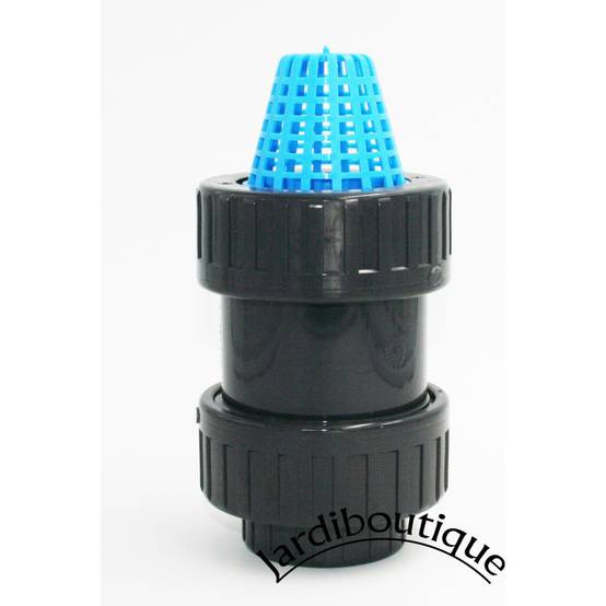 ø 32 - 1 pouce, crépine avec clapet anti-retour en PVC - Image 3