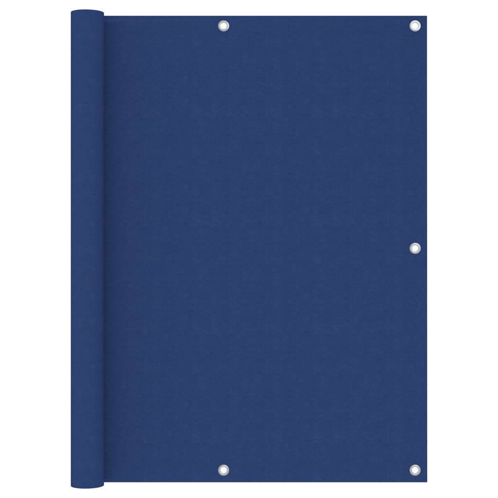 Helloshop26 - Écran de balcon brise pare vue protection confidentialité 120 x 600 cm tissu oxford bleu - Imagen 1