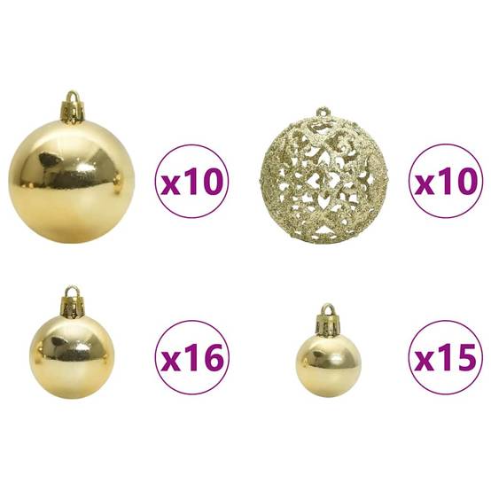 Vidaxl - Sapin de Noël mince Vert 180 cm PVC et bois de pin massif vidaXL 3394868 - Image 9