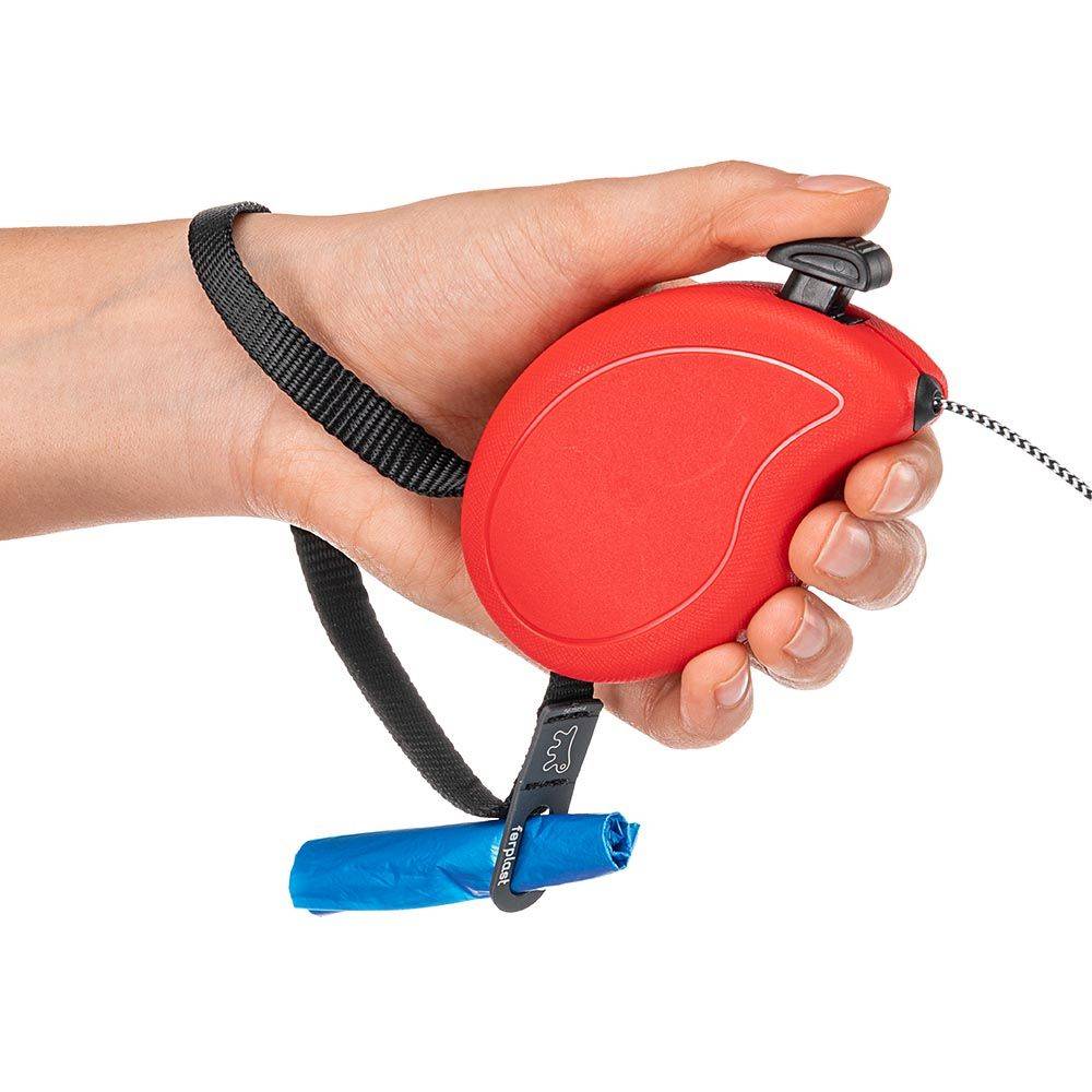 Ferplast - Ferplast Laisse Chien Enrouleur FLIPPY ONE, Laisse pour Petits Chiens jusqu'à 8 Kg. Cordon Extensible max 3 m. Bouton unique pour verrouiller et - Imagen 7