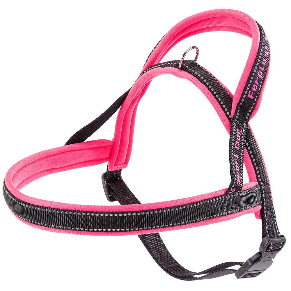 Ferplast - Ferplast Harnais chien SPORT DOG, Harnais pour chien taille Moyenne, Harnais Suédois, Rembourrage doux, Coutures Réfléchissantes, Fermeture par - Imagen 1