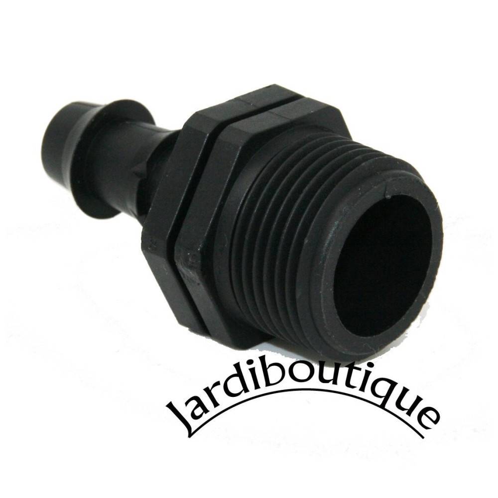 Raccord Cannelés - Embout Fileté/cannelé diametre 16 x 3/4 pouce - Image 3
