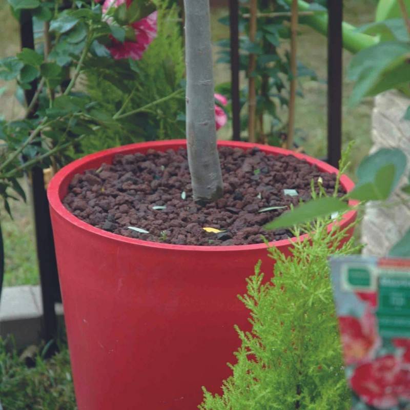 Jardinex - Pouzzolane rouge 6/12 mm (Sac 20L) - Marron  - Jardinex - Image 2