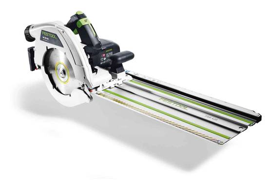 Scie circulaire portative HK 85 EB-Plus-FS - FESTOOL - avec Rail de guidage FS 1400/2 et lame de scie Ø 230 mm - Systainer - 576138 - Image 5